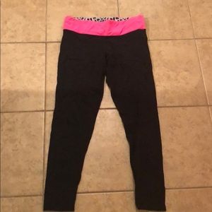 Pink yoga pants